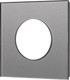 Миниатюра изображения товара Рамка для выключателей и розеток Arlight FRM-GLARE-GC-1-GR / 043834