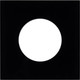 Миниатюра изображения товара Рамка для выключателей и розеток Arlight FRM-GLARE-GC-1-BK / 043833