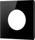 Миниатюра изображения товара Рамка для выключателей и розеток Arlight FRM-GLARE-GC-1-BK / 043833