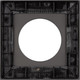 Миниатюра изображения товара Рамка для выключателей и розеток Arlight FRM-GLARE-GC-1-BK / 043833