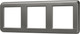Миниатюра изображения товара Рамка для выключателей и розеток Arlight FRM-VERSA-PL-3-GR / 043785