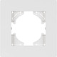 Миниатюра изображения товара Рамка для выключателей и розеток Arlight FRM-PERIO-PL-1-WH / 049688