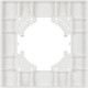 Миниатюра изображения товара Рамка для выключателей и розеток Arlight FRM-PERIO-PL-1-WH / 049688
