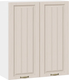 Миниатюра изображения товара Шкаф навесной для кухни ТриЯ Лина 1ВВ8 с двумя дверями (белый/крем)