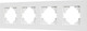 Миниатюра изображения товара Рамка для выключателей и розеток Arlight FRM-PERIO-PL-4-WH / 049758