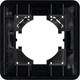 Миниатюра изображения товара Рамка для выключателей и розеток Arlight FRM-AKIRY-AL-1-BK / 049681