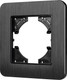 Миниатюра изображения товара Рамка для выключателей и розеток Arlight FRM-AKIRY-AL-1-BK / 049681