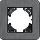 Миниатюра изображения товара Рамка для выключателей и розеток Arlight FRM-AKIRY-AL-1-BK / 049681