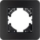 Миниатюра изображения товара Рамка для выключателей и розеток Arlight FRM-OMALI-SFGS-1-BK / 049676