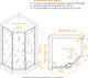 Миниатюра изображения товара Душевой уголок RGW SV-82Gr L / 33328200-310L