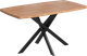 Миниатюра изображения товара Обеденный стол Listvig Remus 110 раздвижной (дуб веллингтон/черный)