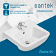 Миниатюра изображения товара Умывальник Santek Лонги 550х420 (1WH501755)