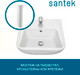 Миниатюра изображения товара Умывальник Santek Лонги 550х420 (1WH501755)
