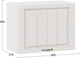 Миниатюра изображения товара Шкаф навесной для кухни ТриЯ Лина 1ВВ6Г с одной откидной дверью (белый/белый)
