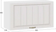 Миниатюра изображения товара Шкаф навесной для кухни ТриЯ Лина 1ВВ8Г с одной откидной дверью (белый/белый)