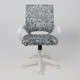 Миниатюра изображения товара Кресло офисное AksHome Ricci New White (черный/белый диор)