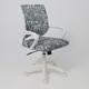 Миниатюра изображения товара Кресло офисное AksHome Ricci New White (черный/белый диор)