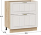 Миниатюра изображения товара Шкаф-стол кухонный ТриЯ Лина 1Н8Я2 с двумя ящикам (дуб крафт золотой/белый)