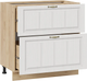 Миниатюра изображения товара Шкаф-стол кухонный ТриЯ Лина 1Н8Я2 с двумя ящикам (дуб крафт золотой/белый)