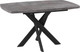 Миниатюра изображения товара Обеденный стол Мамадома Leonel-130 раздвижной 130-165x85 (дымчатая керамика/черный)