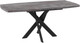 Миниатюра изображения товара Обеденный стол Мамадома Leonel-130 раздвижной 130-165x85 (дымчатая керамика/черный)