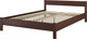 Миниатюра изображения товара Полуторная кровать Bravo Мебель Эби 140х200 (орех)