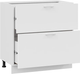 Миниатюра изображения товара Шкаф-стол кухонный ТриЯ Габриэлла 1Н8Я2 с двумя ящиками (белый/сноу)