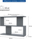 Миниатюра изображения товара Полка Горизонт Мебель Асти 1 (серый графит)