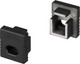 Миниатюра изображения товара Заглушка для профиля Arlight SL-MINI-8 BLACK с отверстием / 030518