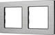 Миниатюра изображения товара Рамка для выключателей и розеток Arlight FRM-PRESTO-ALS-2-GR / 043856