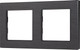 Миниатюра изображения товара Рамка для выключателей и розеток Arlight FRM-PRESTO-ALS-2-BK / 043855