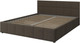 Миниатюра изображения товара Двуспальная кровать Bravo Мебель Грета 160х200 без ПМ Стандарт 5 вариант (каменный)