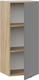 Миниатюра изображения товара Шкаф навесной для кухни ТриЯ Габриэлла 1ВВ4 с одной дверью (дуб крафт золотой/титан)