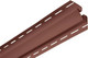 Миниатюра изображения товара Угол для сайдинга Альта-профиль Внутренний Т-13 (3м, красно-коричневый)
