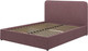 Миниатюра изображения товара Двуспальная кровать Bravo Мебель Луиза 160х200 без ПМ Стандарт 1 вариант (светлая малина)