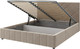 Миниатюра изображения товара Полуторная кровать Bravo Мебель Нельсон 120х200 с ПМ Стандарт 3 вариант (серо-бежевый, линия)