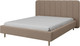 Миниатюра изображения товара Двуспальная кровать Bravo Мебель Рино 160х200 без ПМ Стандарт 5 вариант (песчаный)