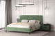 Миниатюра изображения товара Двуспальная кровать Bravo Мебель Стелла-2 160х200 без ПМ Стандарт 1 вариант (мята)