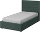 Миниатюра изображения товара Односпальная кровать Bravo Мебель Тайм 90х200 без ПМ Стандарт 5 вариант (морской)