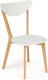 Миниатюра изображения товара Стул Tetchair Maxi жесткое сидение (белый/натуральный)