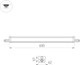 Миниатюра изображения товара Светильник линейный Arlight ALT-TUBULAR-600-14W Day4000 WH 120deg / 049412