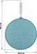 Миниатюра изображения товара Крышка-экран от брызг Elan Gallery 240480 (голубой)