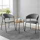 Миниатюра изображения товара Набор стульев Arvento Форли (светло-серый/черный)