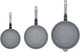 Миниатюра изображения товара Набор сковородок Elan Gallery Гармония вкуса / 120587+3 (серый мрамор)