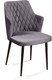 Миниатюра изображения товара Набор стульев Arvento Бергамо (серый/черный)