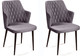 Миниатюра изображения товара Набор стульев Arvento Бергамо (серый/черный)