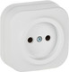 Миниатюра изображения товара Розетка IEK Glory ERH10-K01M-10 (белый матовый)