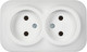 Миниатюра изображения товара Розетка IEK Glory ERH20-K01M-10 (белый матовый)