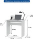 Миниатюра изображения товара Письменный стол Горизонт Мебель Асти 1 New (белый)