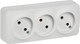 Миниатюра изображения товара Розетка IEK Glory ERH30-K01M-10 (белый матовый)